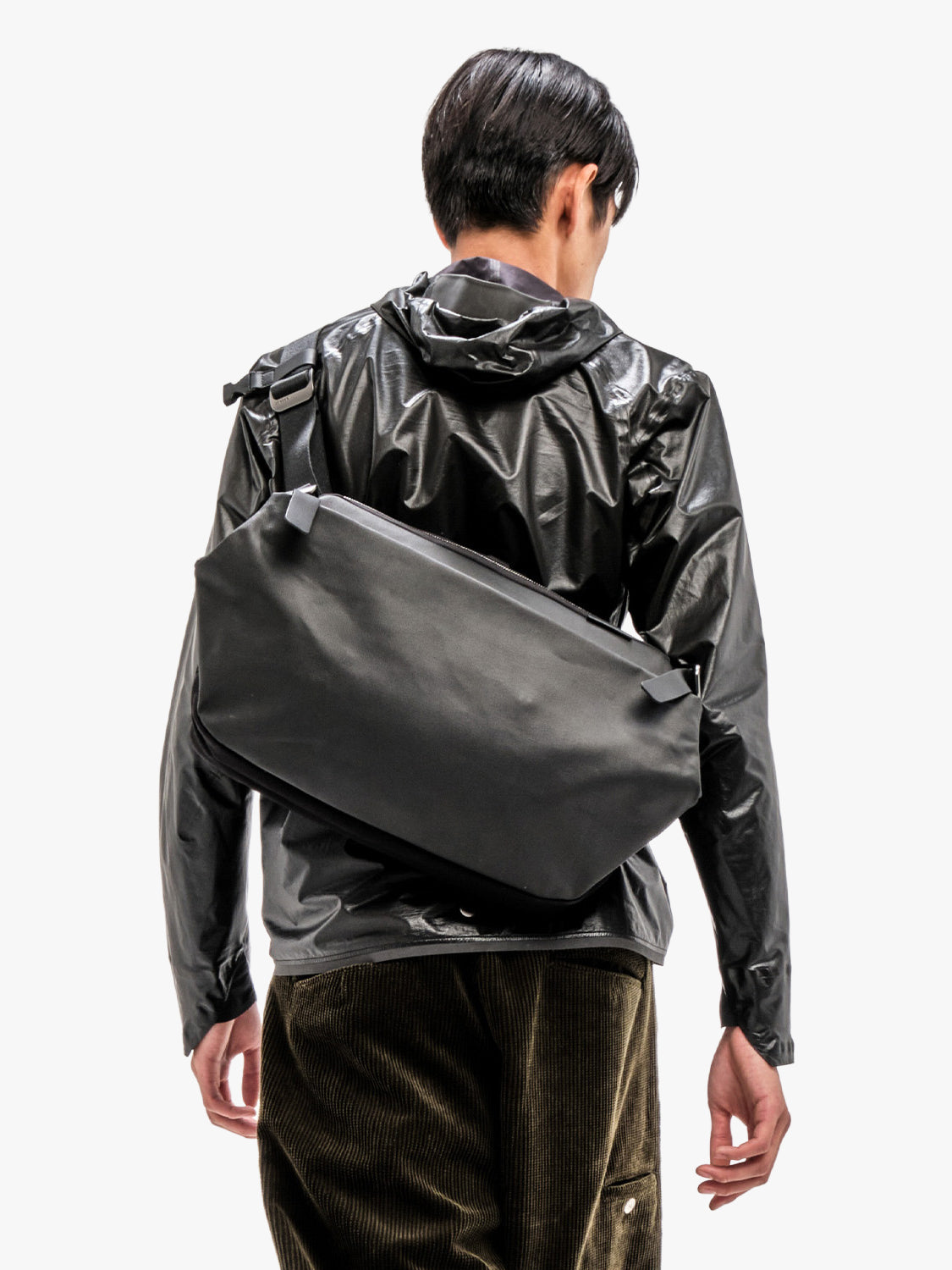 coteetciel Crossbody/Messenger Black Riss Coated Canvas Black côte&ciel US 28913