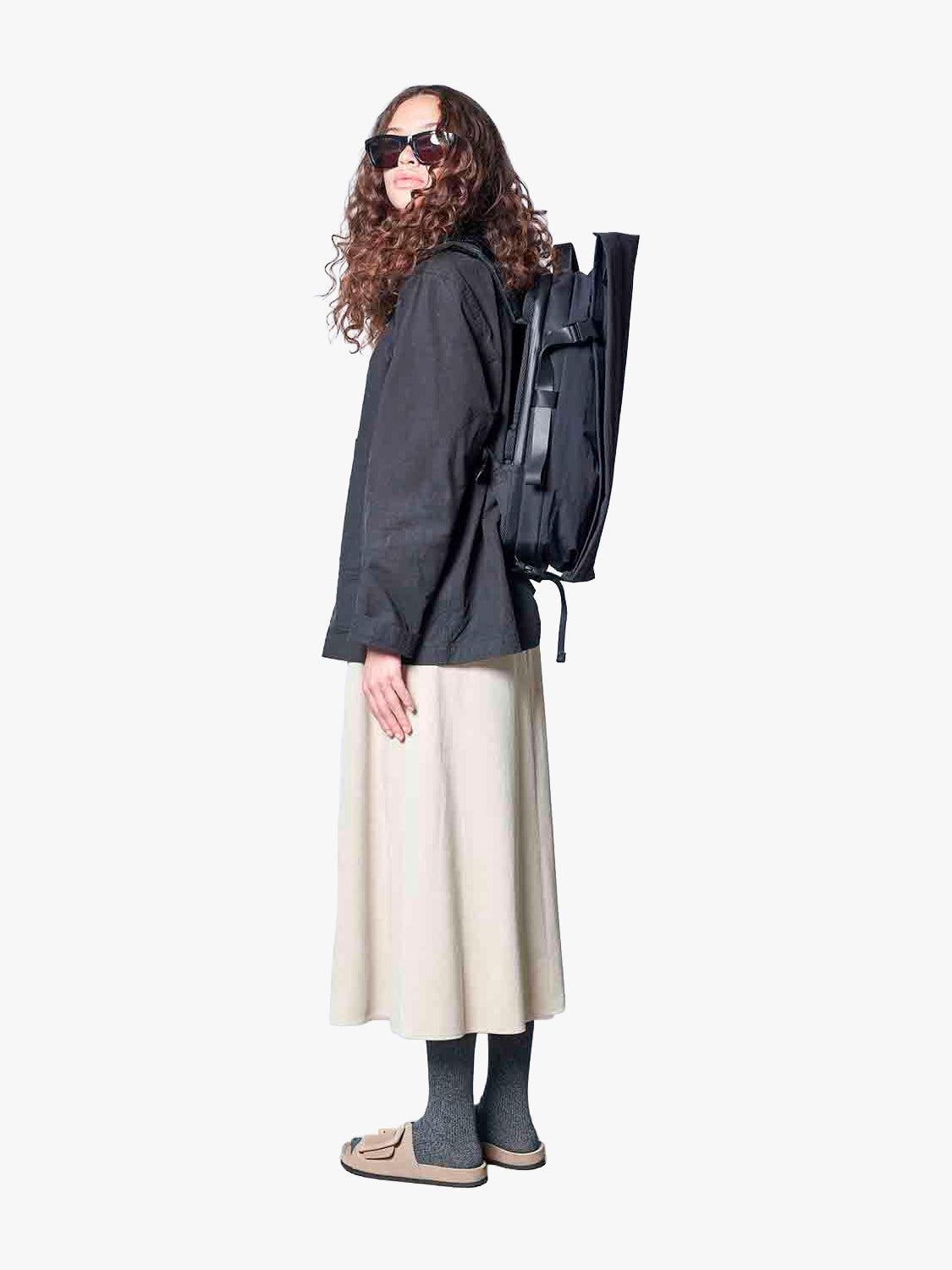 coteetciel Backpack Isar M Komatsu Onibegie Nylon Black côte&ciel US 29010