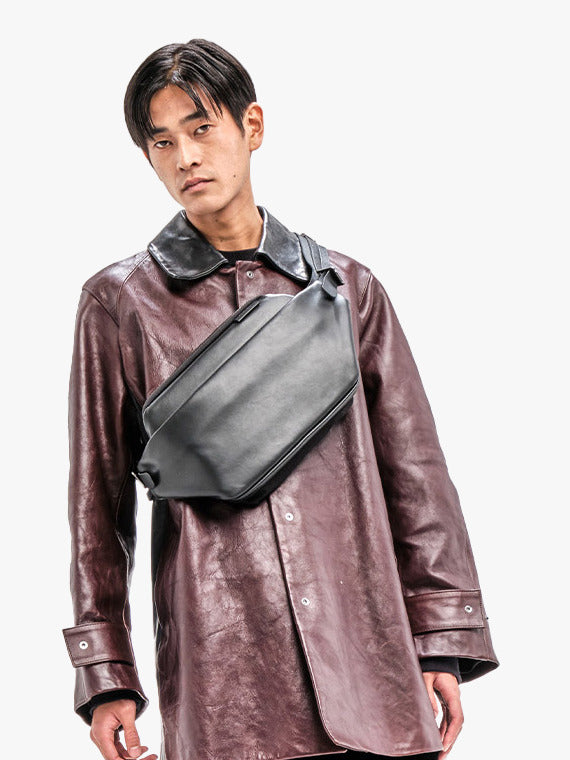 coteetciel Crossbody/Sling Bag Black Isarau M Alias Leather Black côte&ciel US 28604